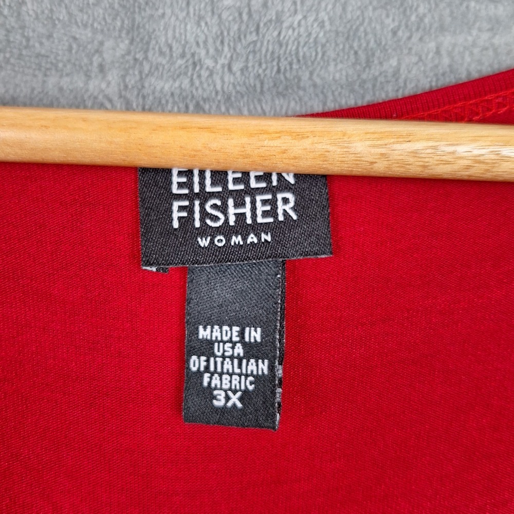 Eileen Fisher Top Womens 3X Minimalist Preppy Casual Stretch Pullover Viscose - Picture 2 of 8